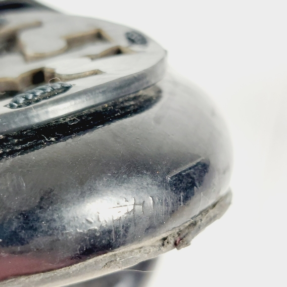 Tory Burch Black Patent Leather Reva Scrunch Ballet Flats A25 - Picture 13 of 15